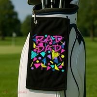 Rad Dad 80s Throwback Golf Towel thumb 2