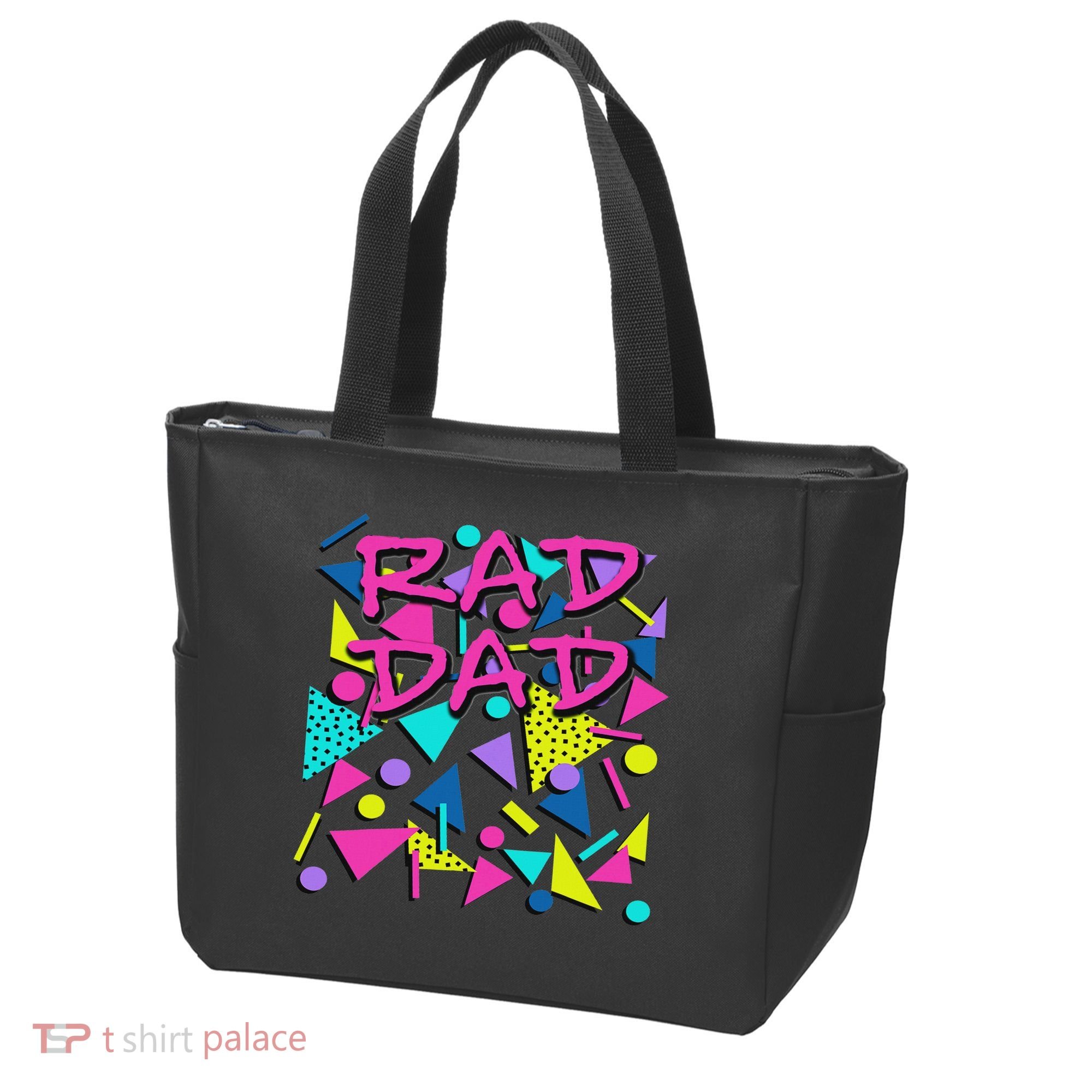 Rad Dad 80s Throwback Tote Bag