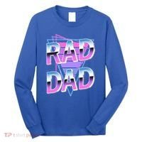 Rad Dad 80S Great Gift Long Sleeve Shirt thumb 0