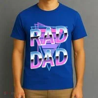 Rad Dad 80S Great Gift T-Shirt thumb 3
