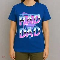 Rad Dad 80S Great Gift T-Shirt thumb 4