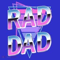 Rad Dad 80S Great Gift Coaster thumb 2