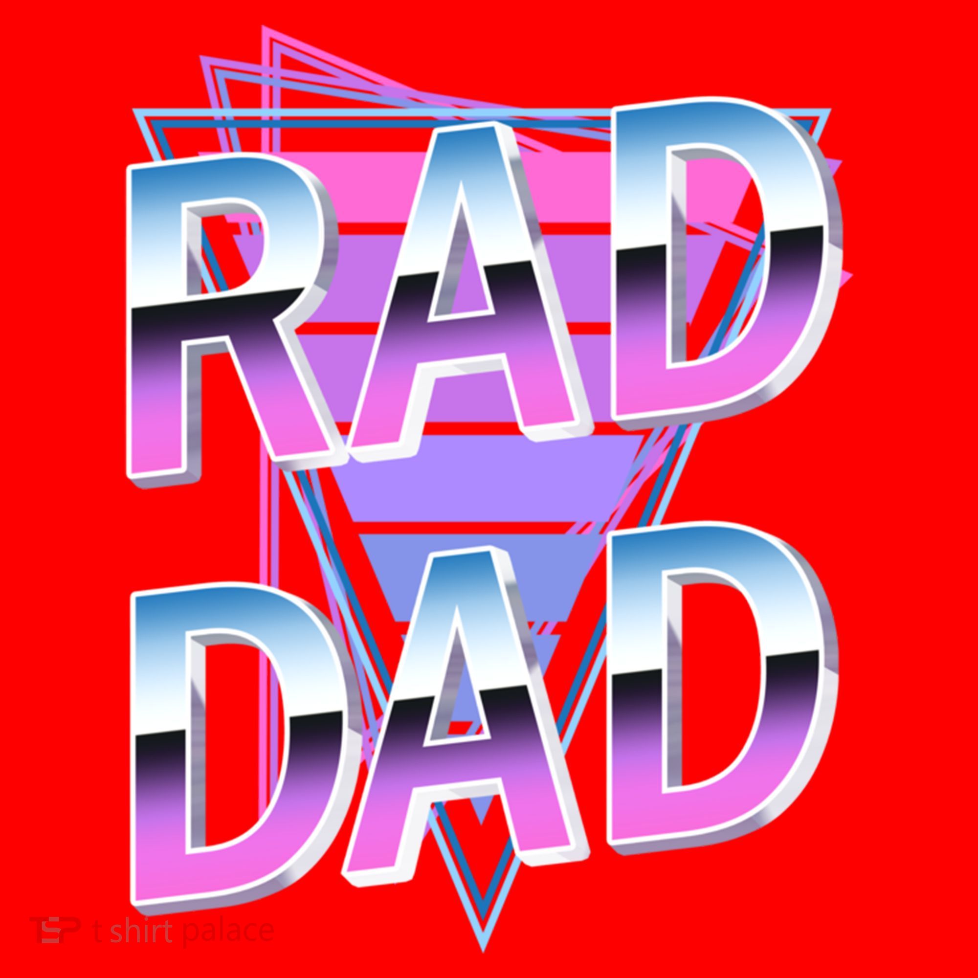 Rad Dad 80S Great Gift Santa Hat