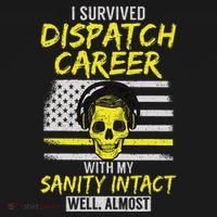 Retired Dispatcher 911 Thin Yellow Line Patriotic Women's Hoodie thumb 2