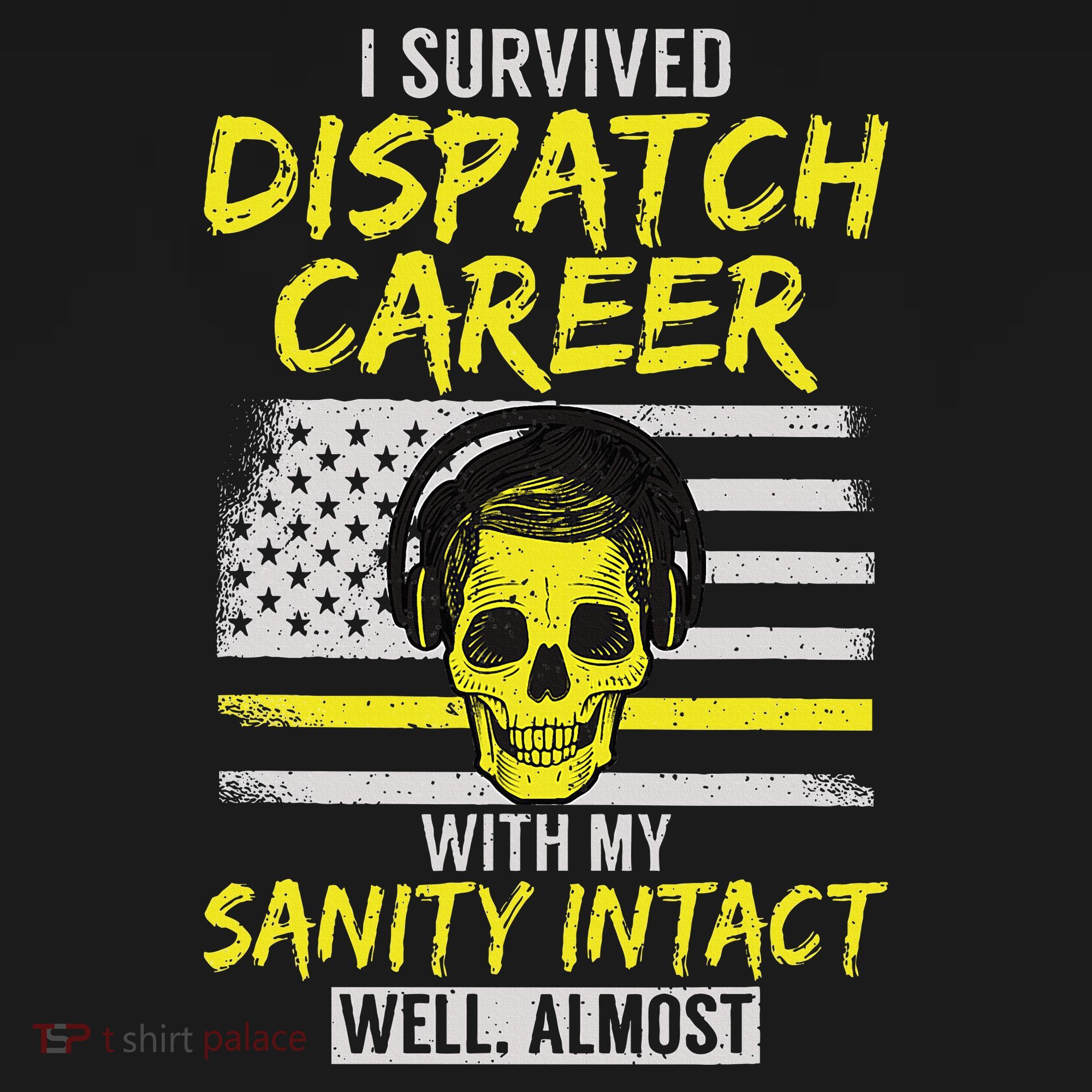 Retired Dispatcher 911 Thin Yellow Line Patriotic Women's Tank Top