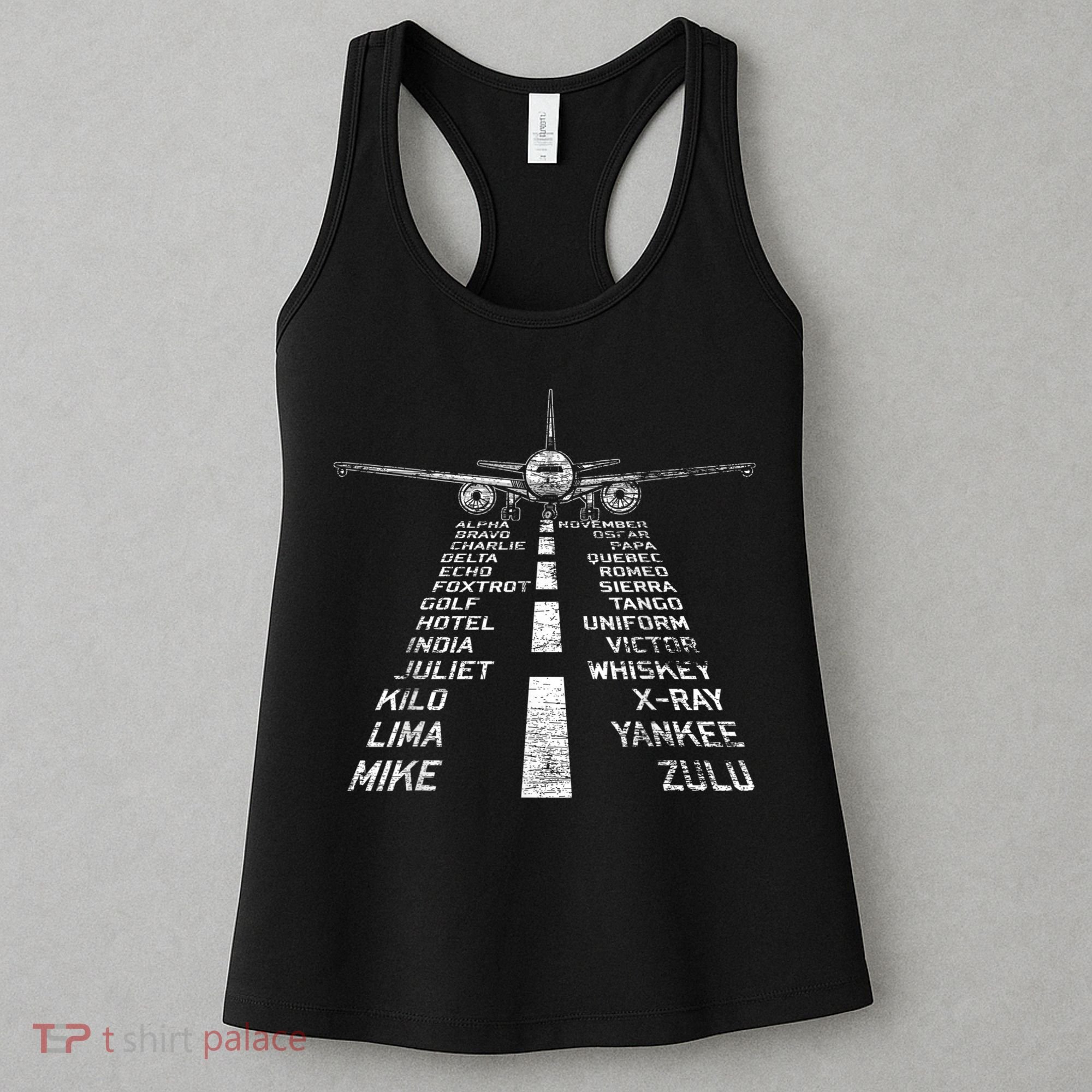 Retro Distressed Aviation Plane Pilot Women's Tank Top