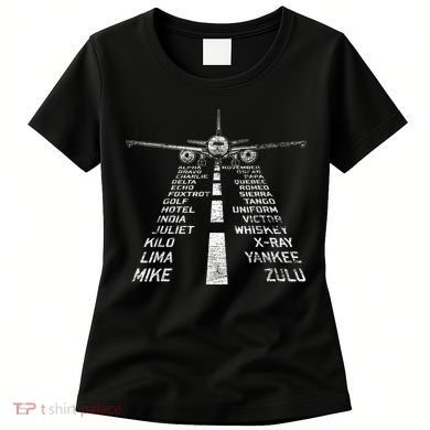 Retro Distressed Aviation Plane Pilot Women's T-Shirt
