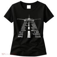 Retro Distressed Aviation Plane Pilot Women's T-Shirt thumb 0