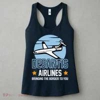 Retro Desantis Airlines Funny Women's Tank Top thumb 3