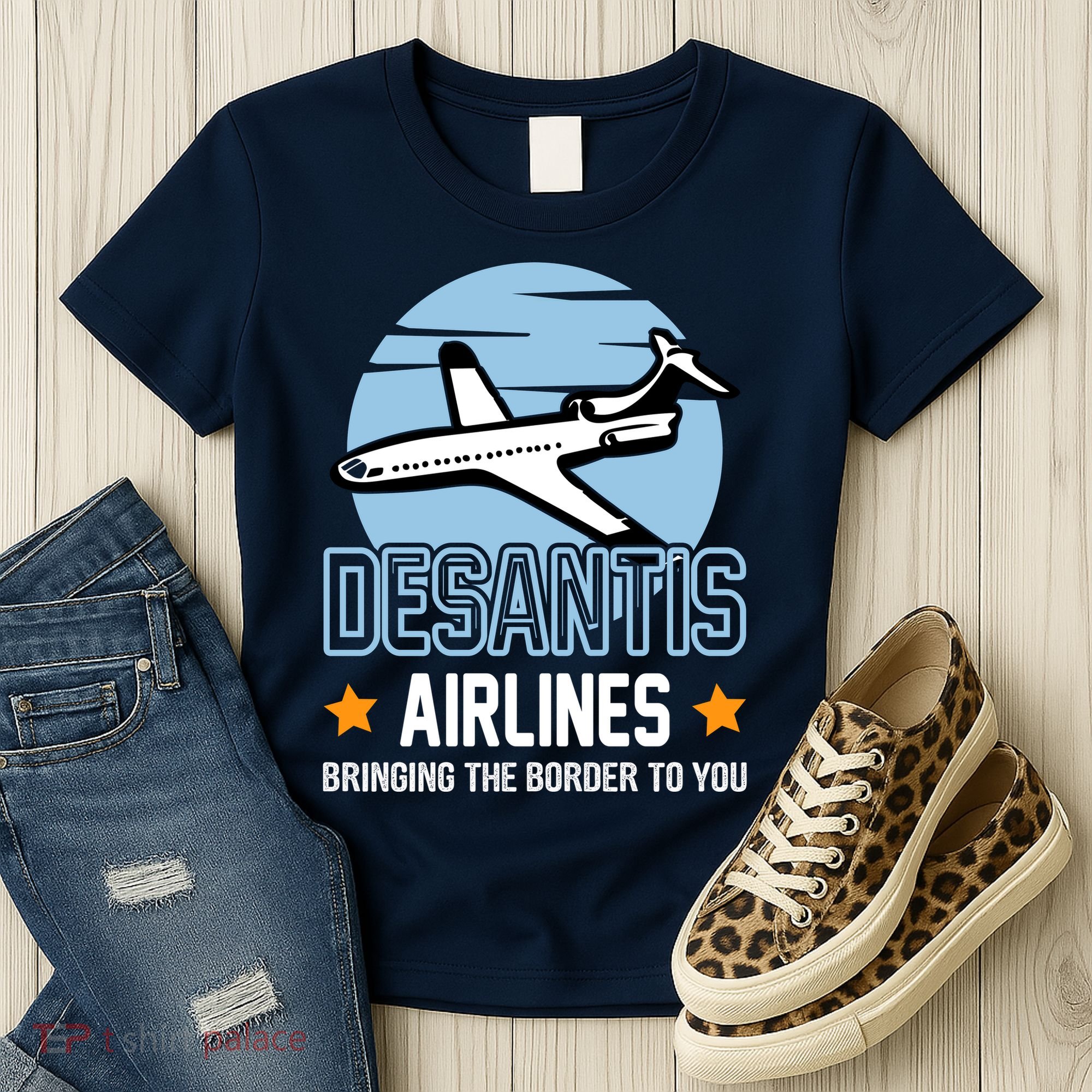 Retro Desantis Airlines Funny Women's T-Shirt