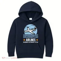 Retro Desantis Airlines Funny Kids Hoodie thumb 0