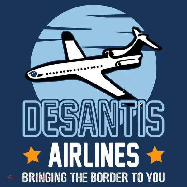 Retro Desantis Airlines Funny Kids Long Sleeve Shirt