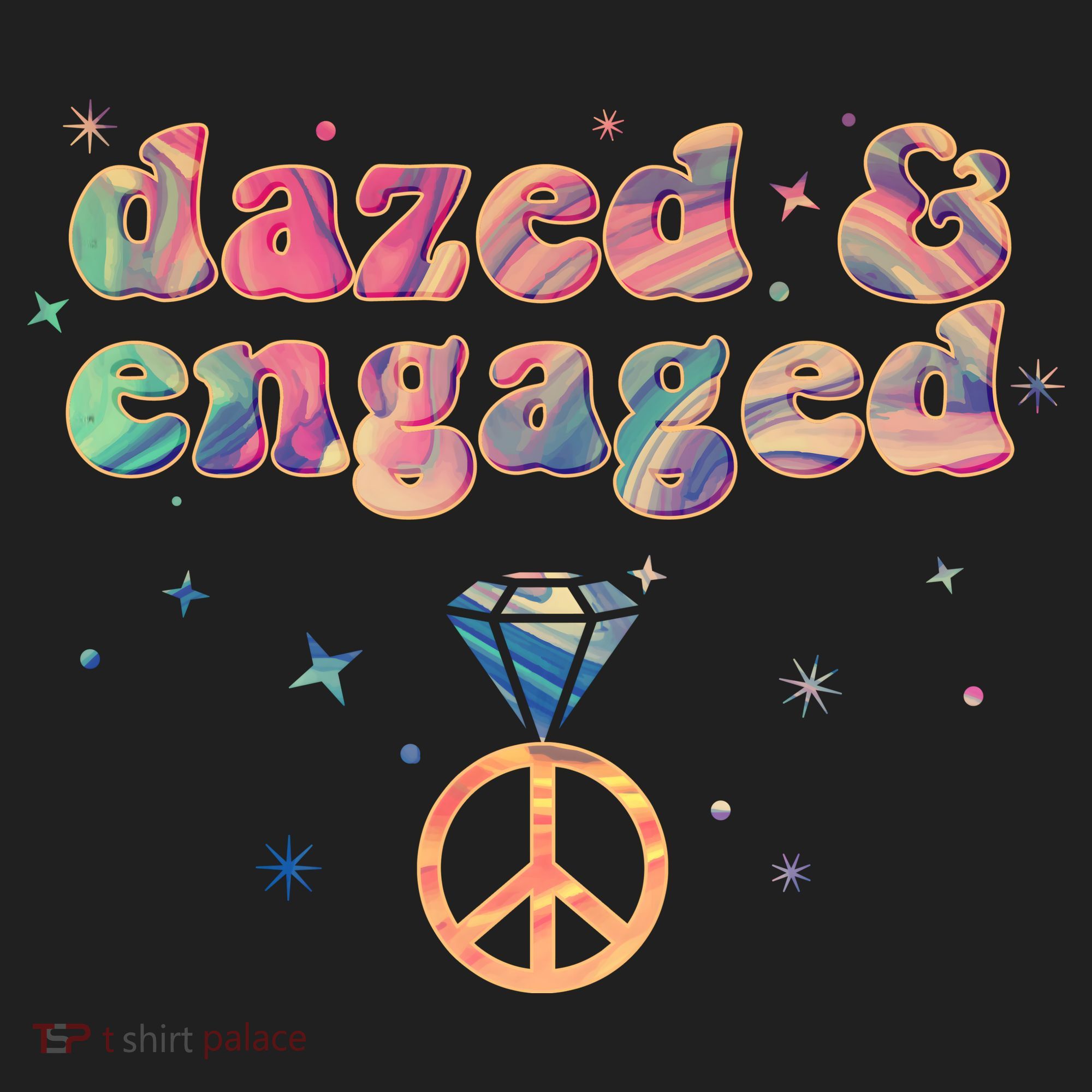 Retro Dazed And Engaged New Bride Wife Women's Sweatshirt