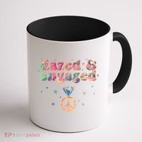 Retro Dazed And Engaged New Bride Wife Coffee Mug thumb 1