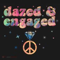 Retro Dazed And Engaged New Bride Wife Polo thumb 3