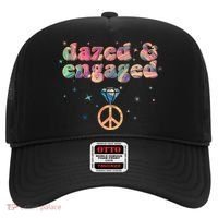 Retro Dazed And Engaged New Bride Wife Hat thumb 0