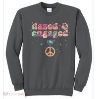 Retro Dazed And Engaged New Bride Wife Sweatshirt thumb 0