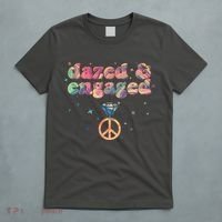 Retro Dazed And Engaged New Bride Wife T-Shirt thumb 5