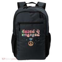 Retro Dazed And Engaged New Bride Wife Backpack thumb 0