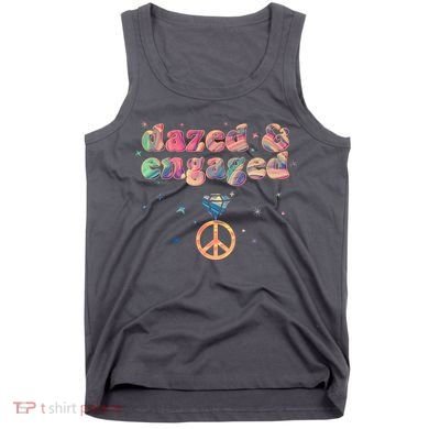 Retro Dazed And Engaged New Bride Wife Tank Top