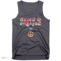 Retro Dazed And Engaged New Bride Wife Tank Top thumb 0