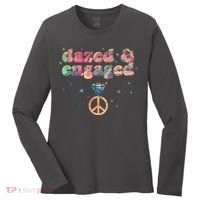 Retro Dazed And Engaged New Bride Wife Women's Long Sleeve Shirt thumb 0