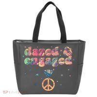 Retro Dazed And Engaged New Bride Wife Tote Bag thumb 0