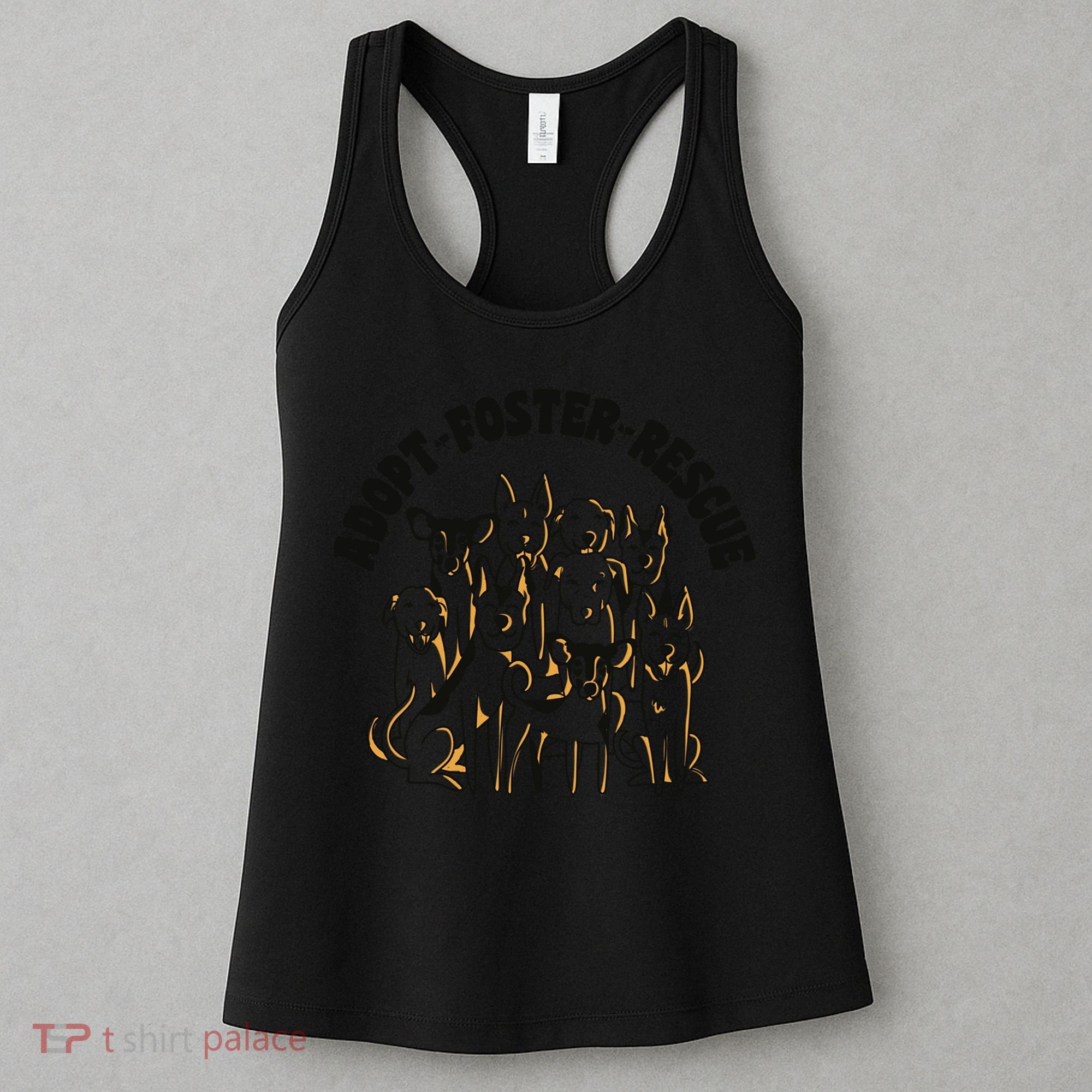 Rescue Dogs Adopt Foster Rescue Dogs Dog Dad Dog Mom Great Gift Women's Tank Top