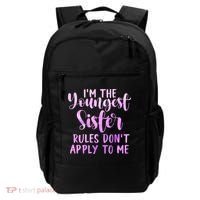 Rules Don't Apply To Me Youngest Sister 3 Sisters Matching Backpack thumb 0