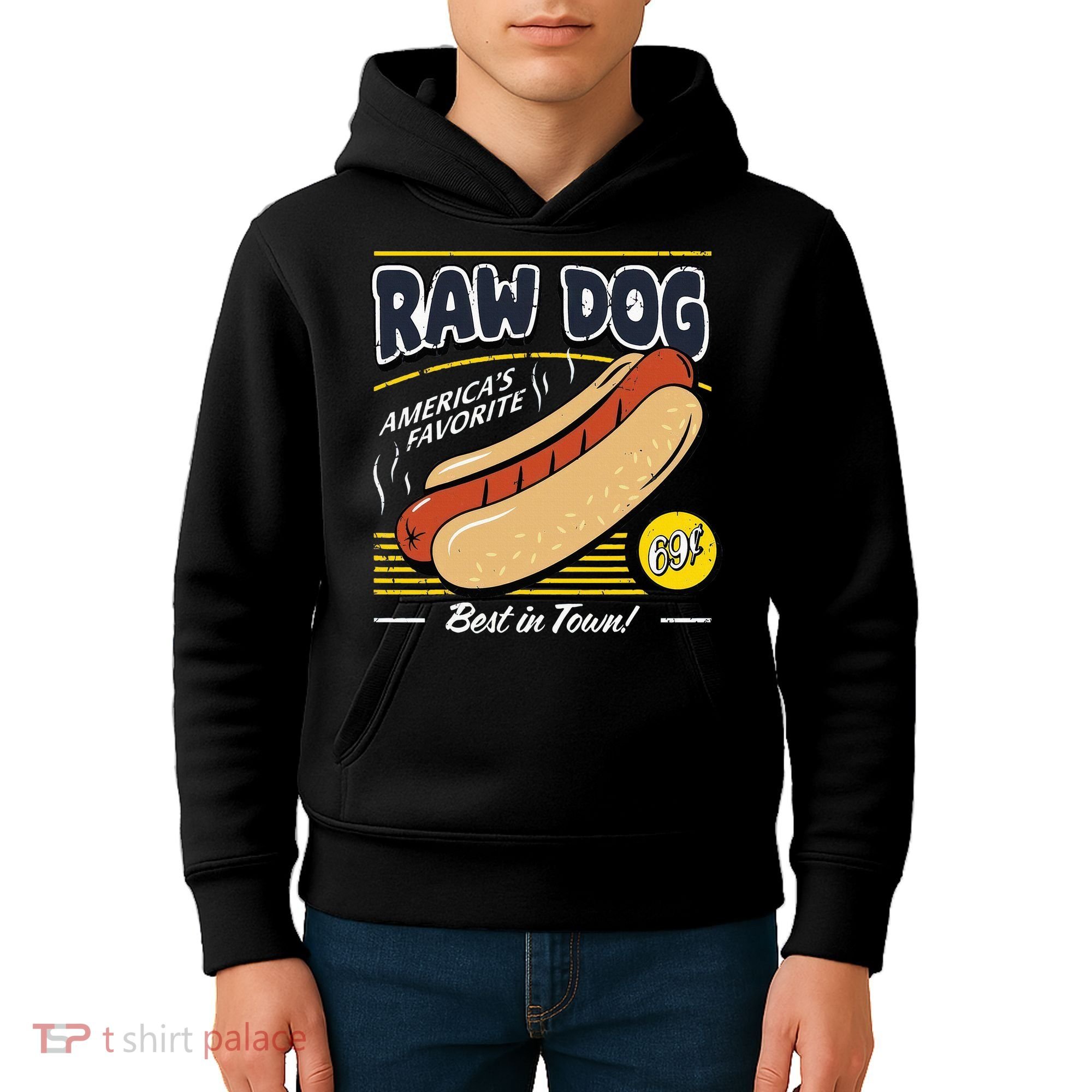 Raw Dog AmericaS Favourite Kids Hoodie