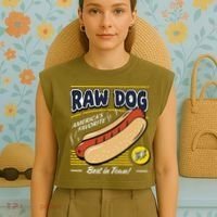 Raw Dog AmericaS Favourite Garment-Dyed Women's Muscle Tee thumb 4