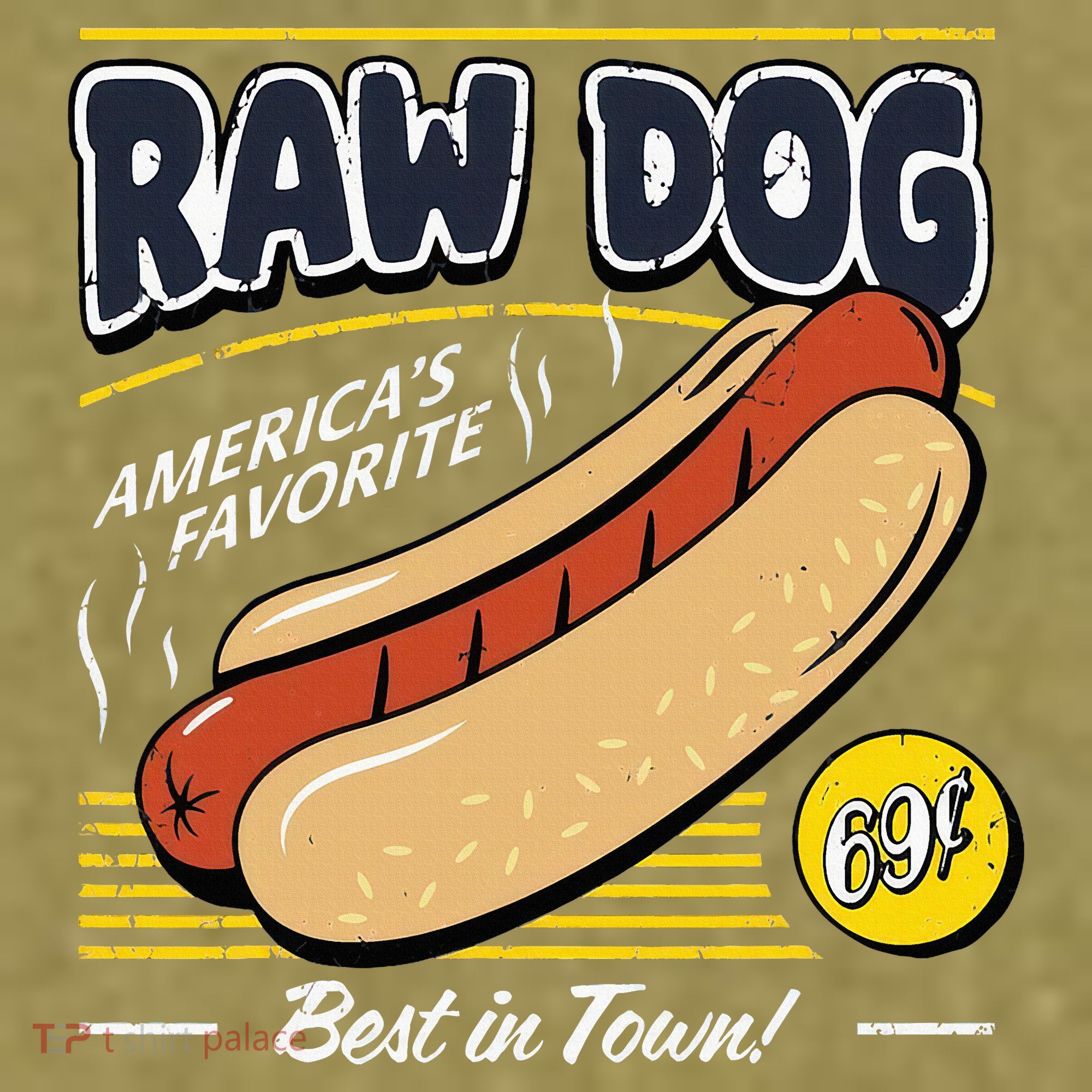 Raw Dog AmericaS Favourite Garment-Dyed Women's Muscle Tee