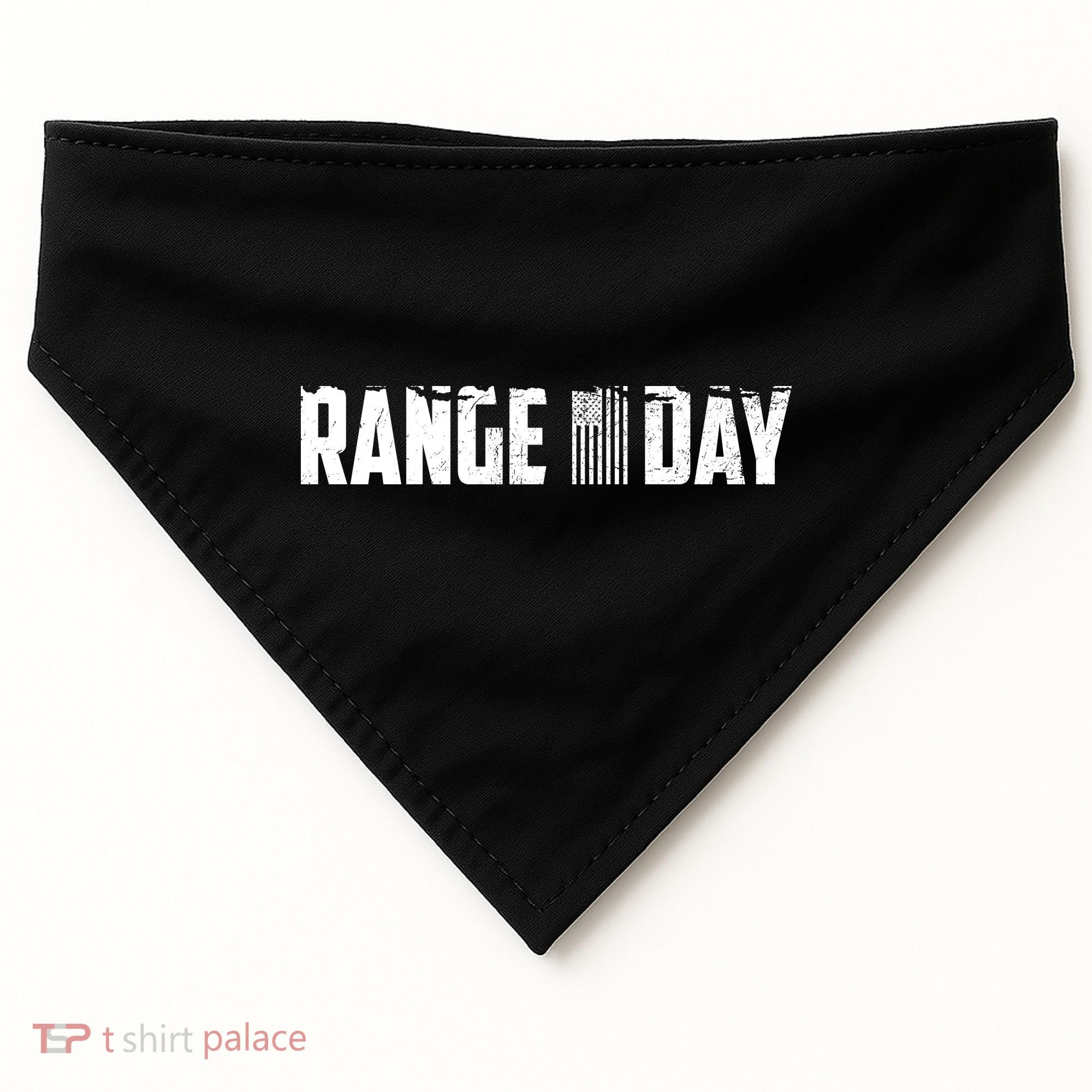 Range Day American Flag USA-Made Doggie Bandana