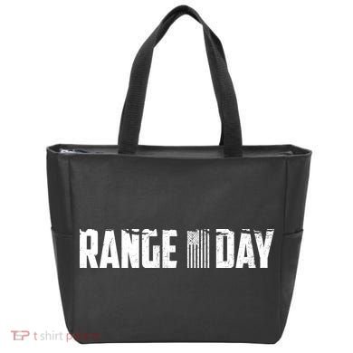 Range Day American Flag Tote Bag
