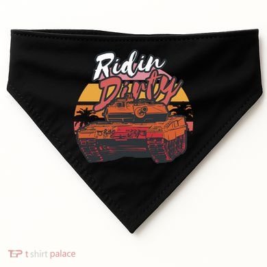 Ridin Dirty Army USA-Made Doggie Bandana