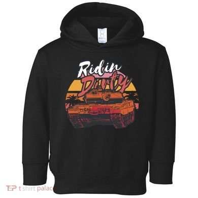 Ridin Dirty Army Toddler Hoodie