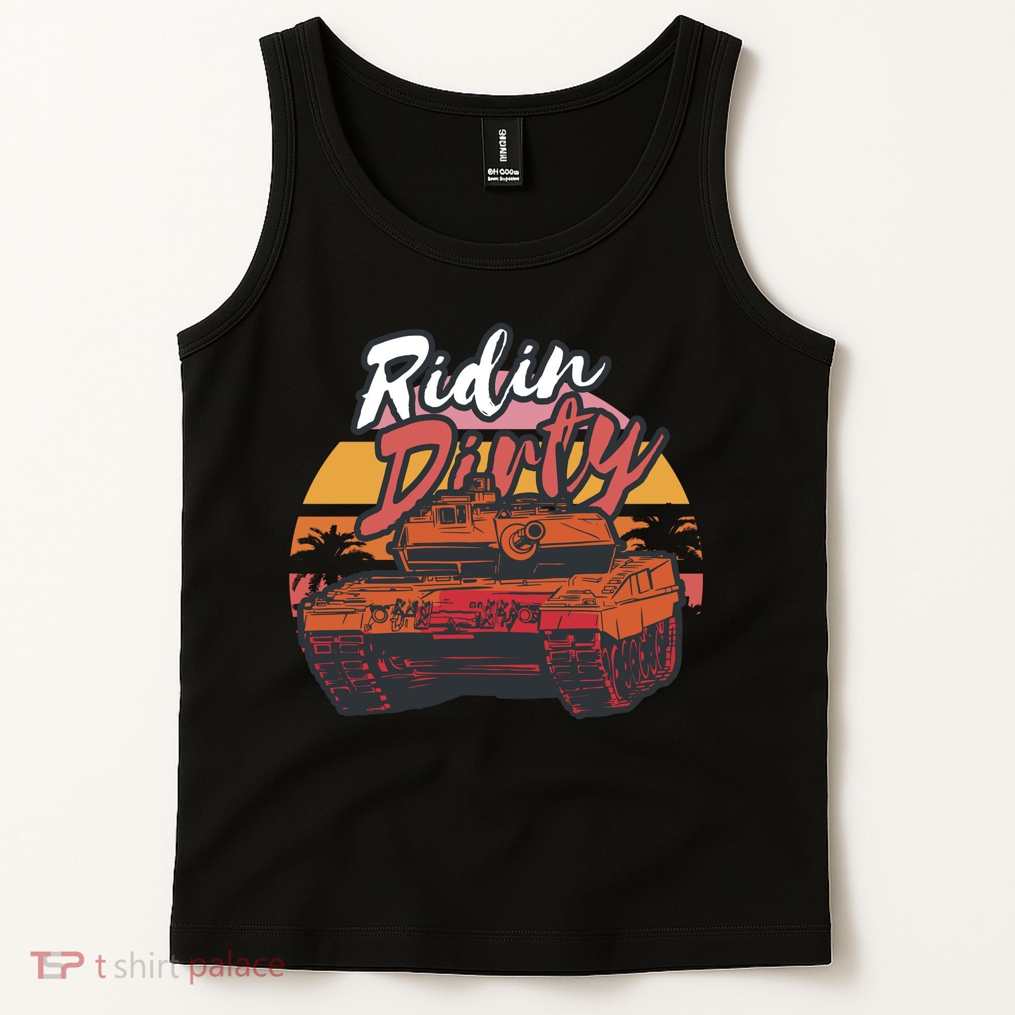 Ridin Dirty Army Tank Top
