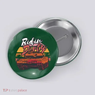 Ridin Dirty Army Button