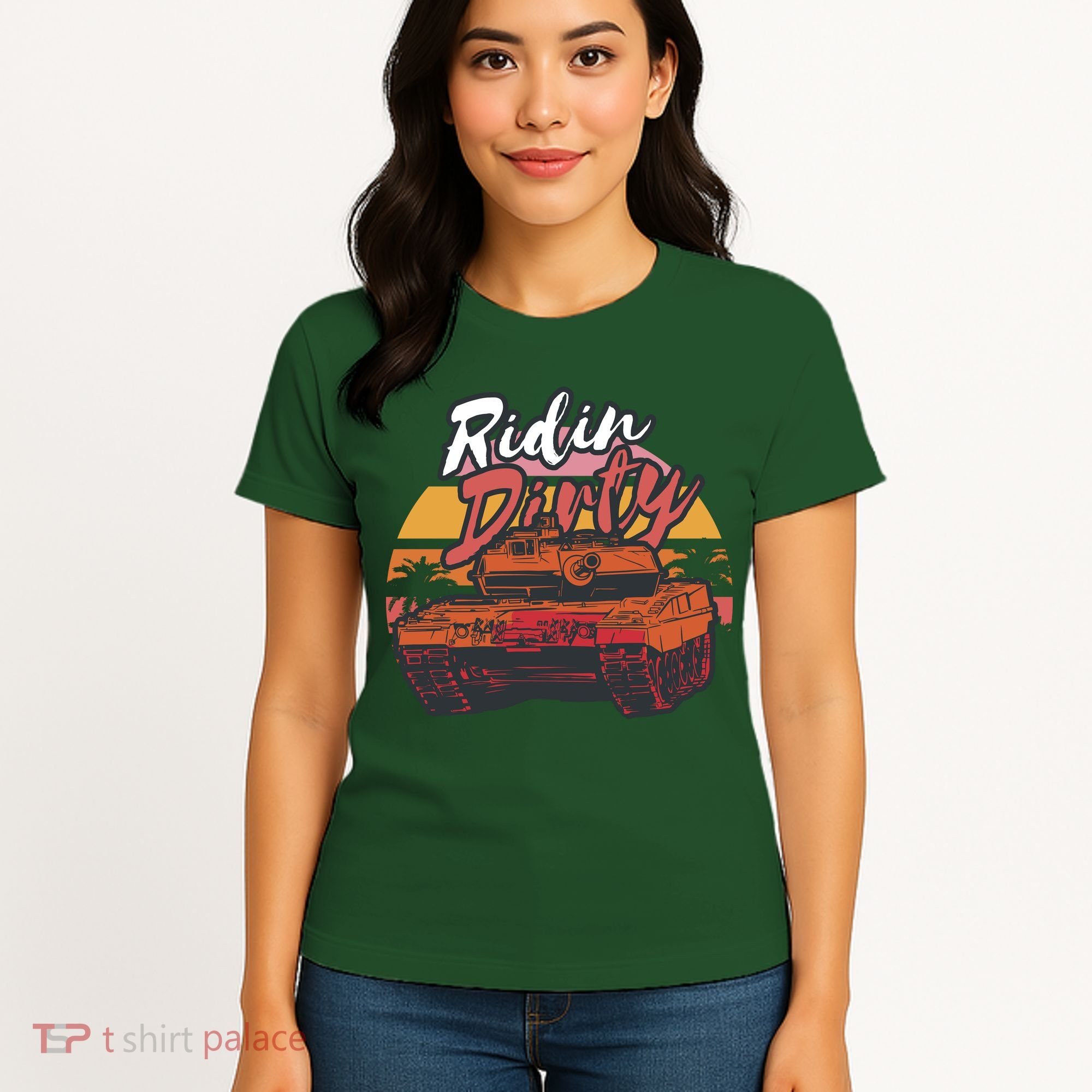Ridin Dirty Army Women's T-Shirt