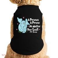 Reading Day A Persons A Person No Matter How Small Funny Teacher Doggie Tank thumb 0