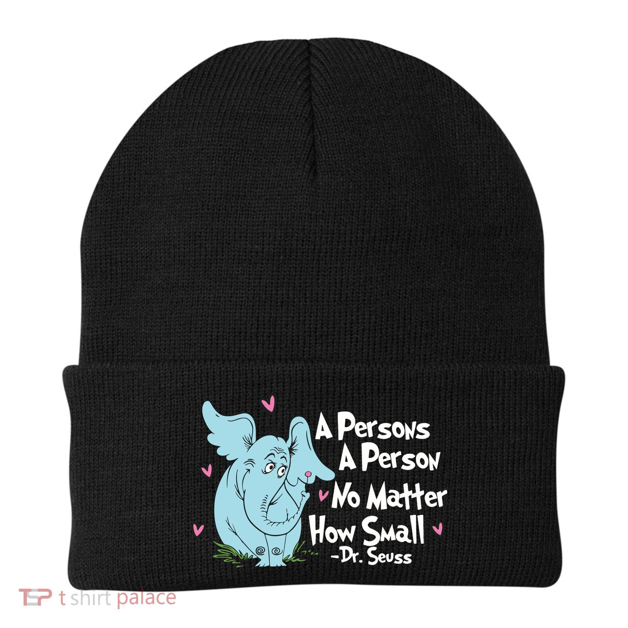 Reading Day A Persons A Person No Matter How Small Funny Teacher Beanie