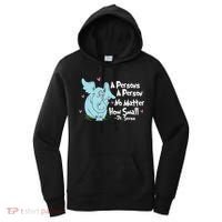 Reading Day A Persons A Person No Matter How Small Funny Teacher Women's Hoodie thumb 0
