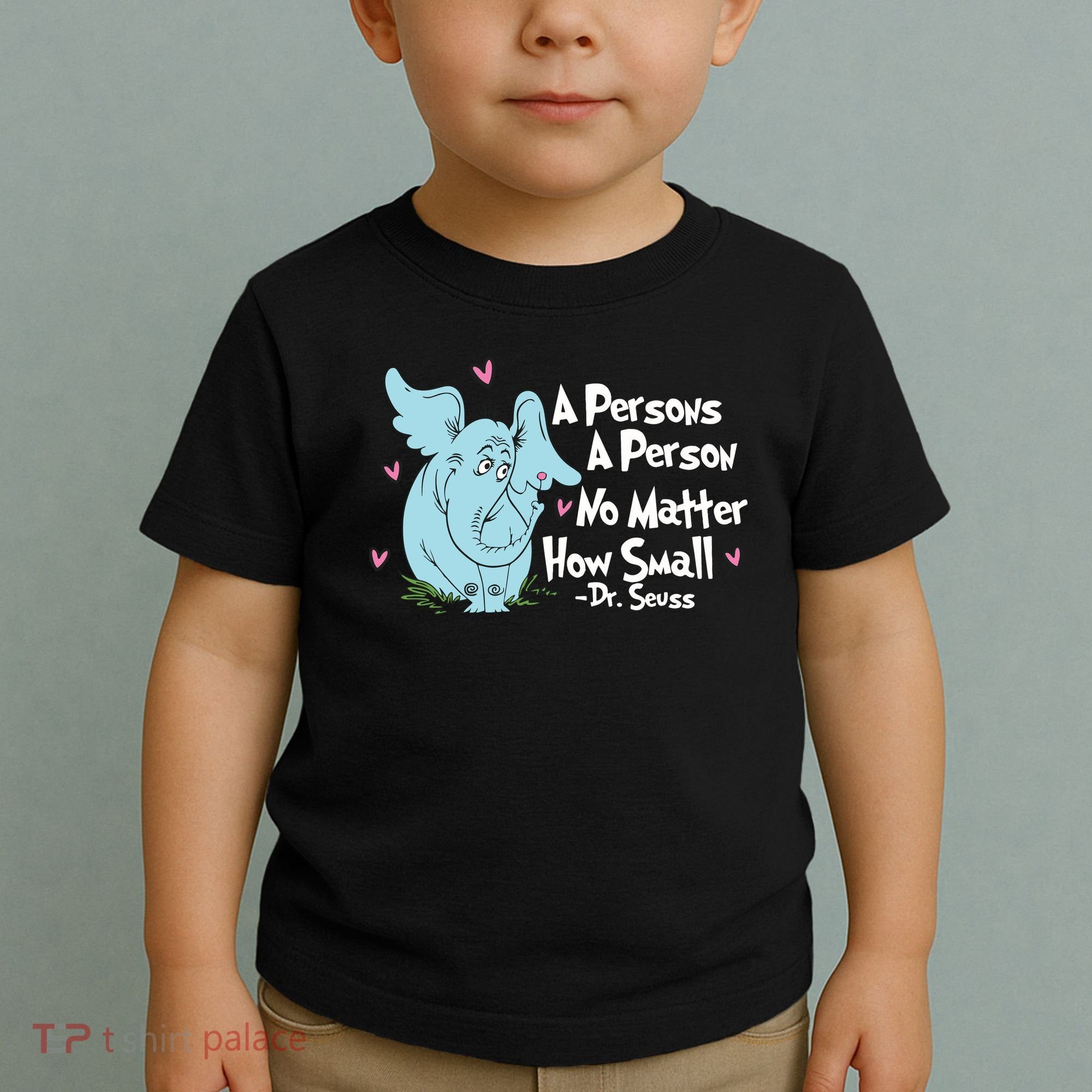 Reading Day A Persons A Person No Matter How Small Funny Teacher Toddler T-Shirt