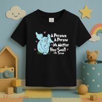 Reading Day A Persons A Person No Matter How Small Funny Teacher Toddler T-Shirt thumb 3