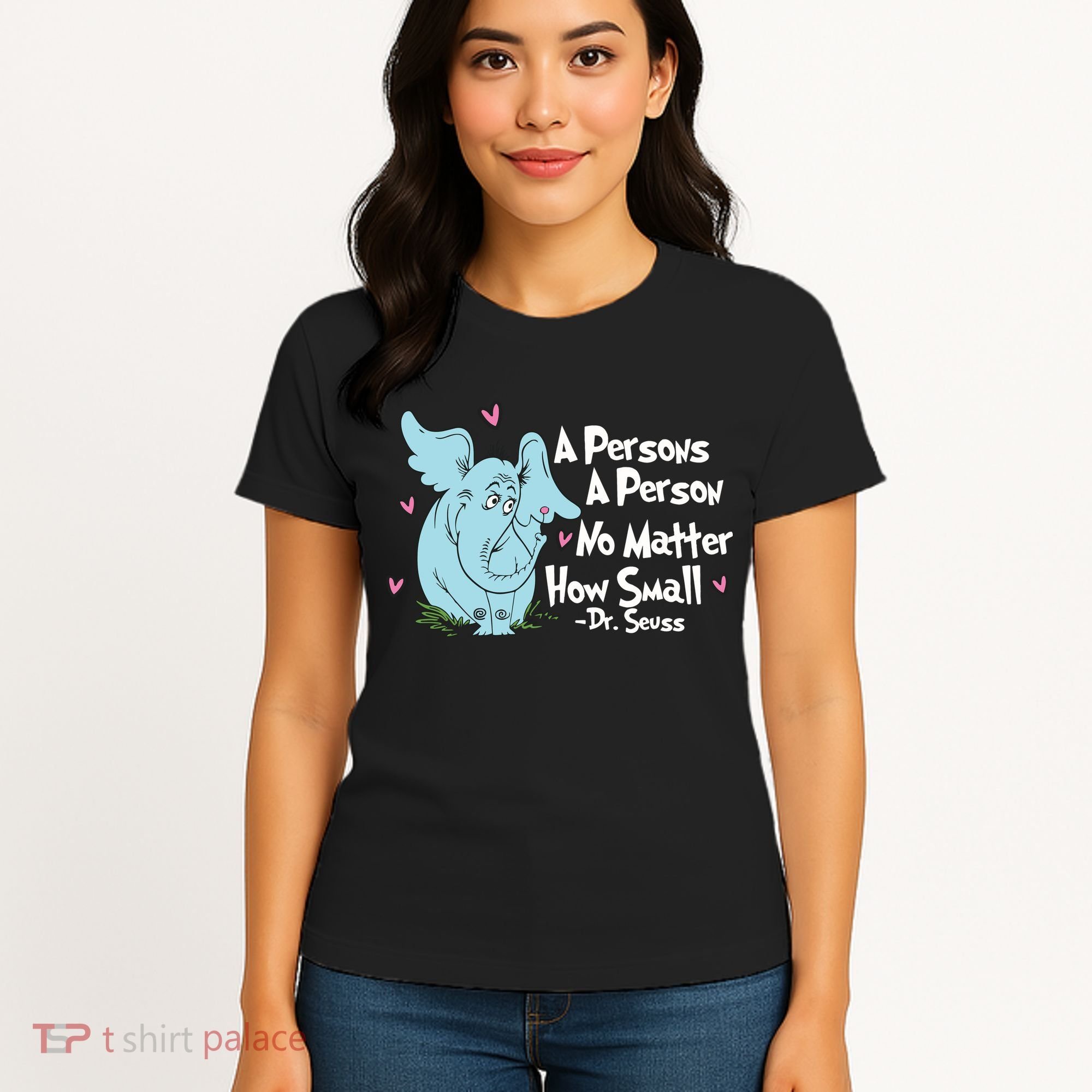 Reading Day A Persons A Person No Matter How Small Funny Teacher Women's T-Shirt