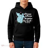 Reading Day A Persons A Person No Matter How Small Funny Teacher Kids Hoodie thumb 4