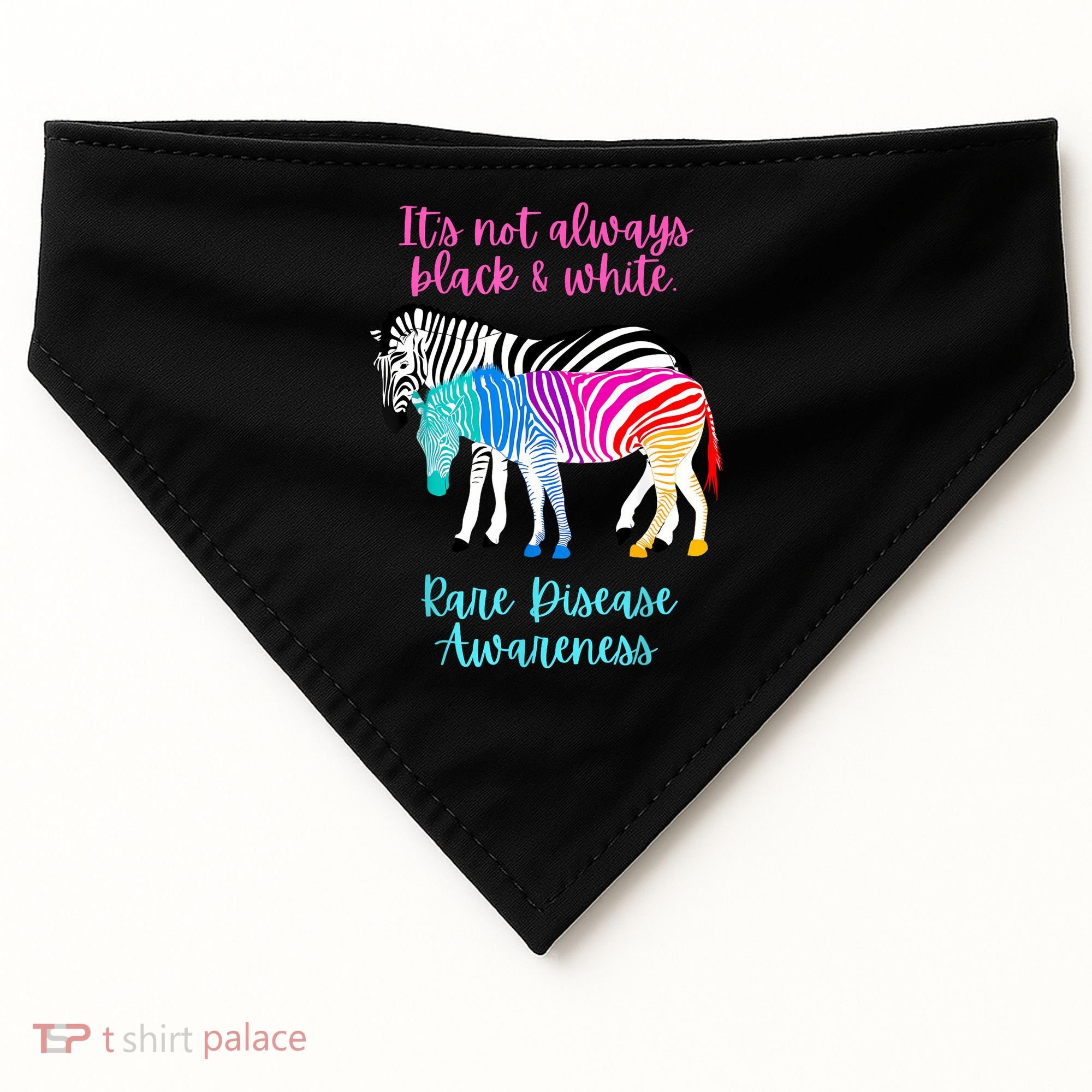 Rare Disease Awareness Proud Rare Disease Day 2025 USA-Made Doggie Bandana