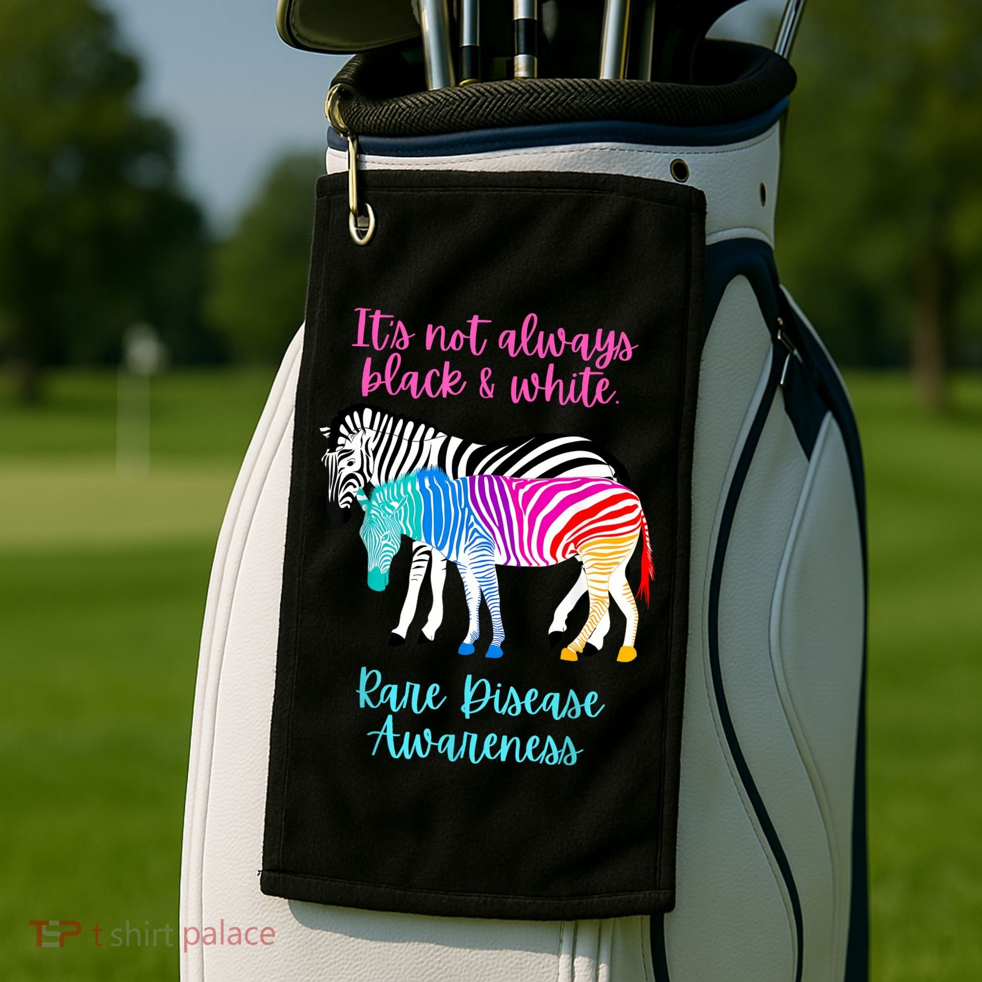 Rare Disease Awareness Proud Rare Disease Day 2025 Golf Towel