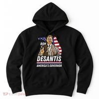 Ron Desantis AmericaS Governor Florida Us Flag Hoodie thumb 0