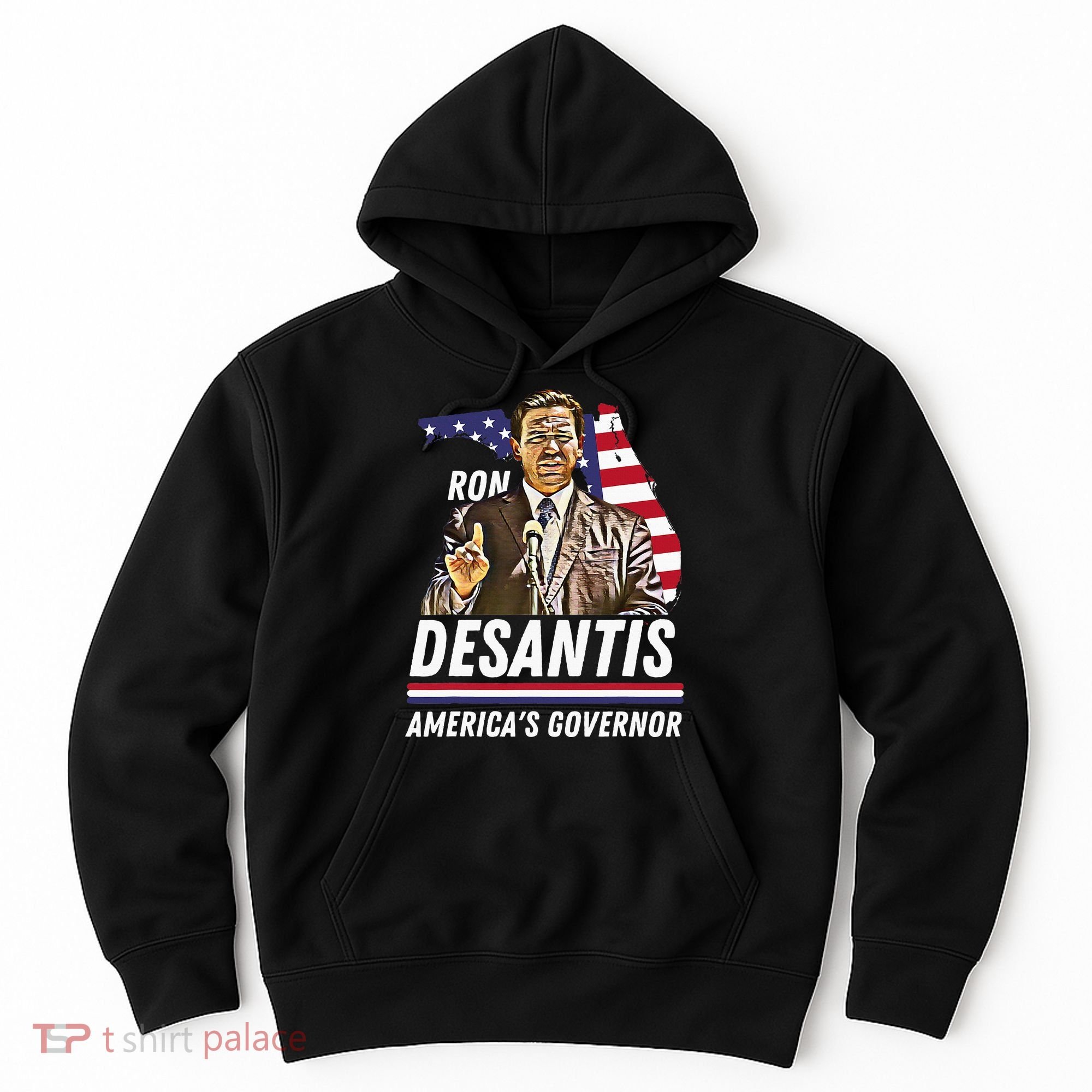 Ron Desantis AmericaS Governor Florida Us Flag Hoodie